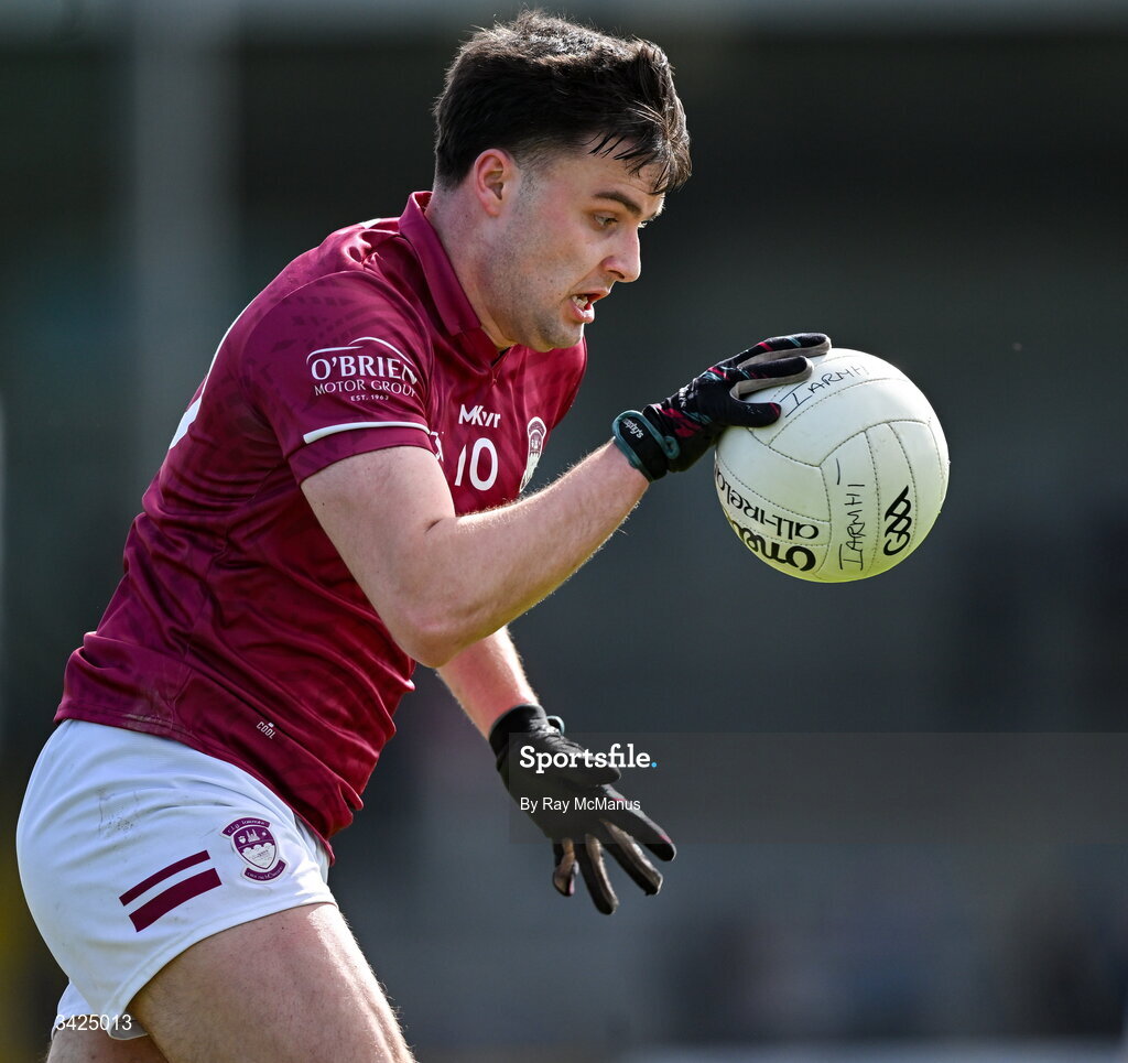 12 April 2026; Kevin O'Sullivan of Westmeath during the Leinster GAA Football Senior Championship Round 1 match between Longford and Westmeath at Glennon Bros Pearse Park in Longford. Photo by Ray McManus/Sportsfile