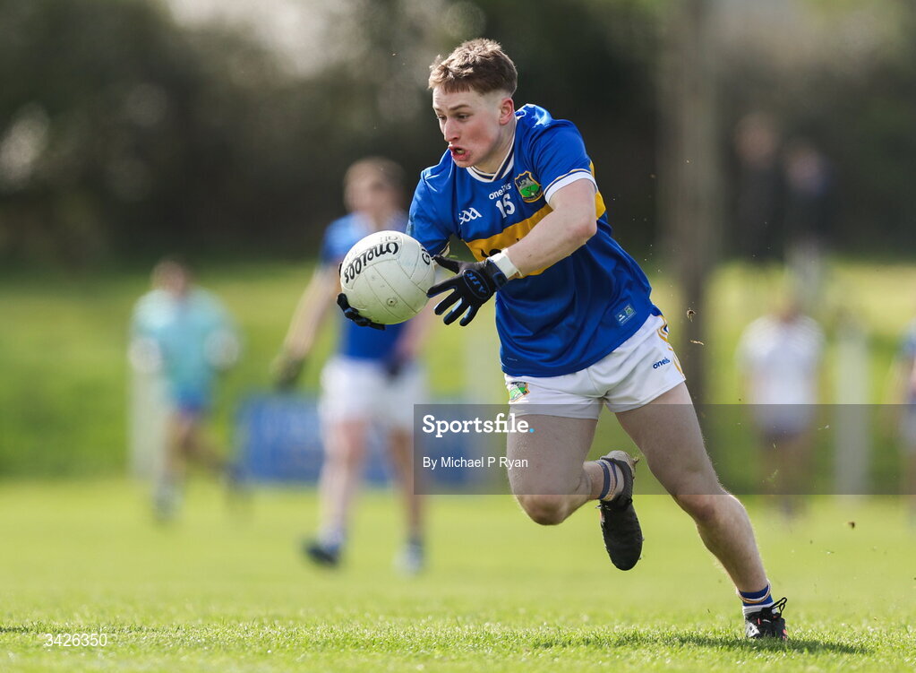 12 April 2026; Daithi Hogan of Tipperary after the Munster GAA Football Senior Championship quarter-final match between Waterford and Tipperary at Cappoquin Logistics Fraher Field in Waterford. Photo by Michael P Ryan/Sportsfile