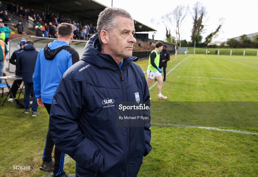 12 April 2026; Waterford manager Ephie Fitzgerald after the Munster GAA Football Senior Championship quarter-final match between Waterford and Tipperary at Cappoquin Logistics Fraher Field in Waterford. Photo by Michael P Ryan/Sportsfile