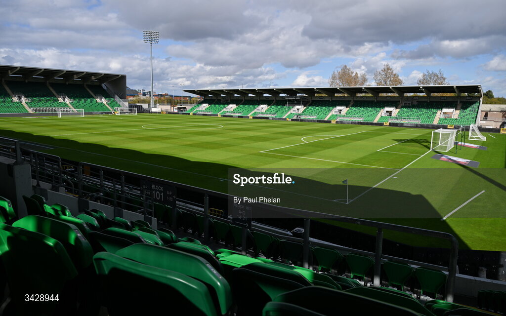 17 April 2026; A general view of Tallaght Stadium before the SSE Airtricity Men's Premier Division match between Shamrock Rovers and Bohemians at Tallaght Stadium in Dublin. Photo by Paul Phelan/Sportsfile