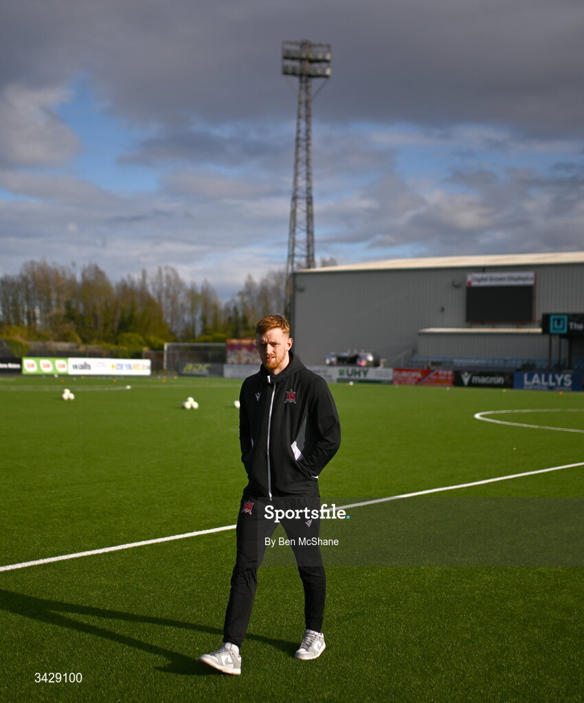 17 April 2026; Dundalk goalkeeper Enda Minogue before the SSE Airtricity Men's Premier Division match between Dundalk and Galway United at Oriel Park in Dundalk, Louth. Photo by Ben McShane/Sportsfile