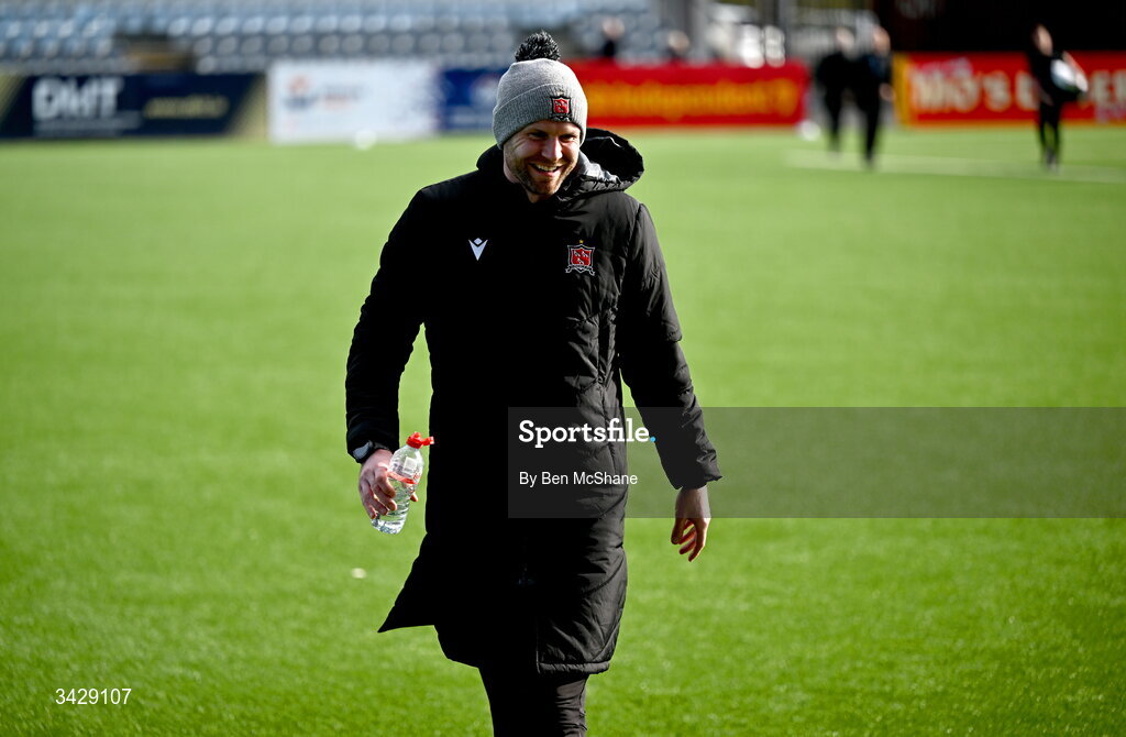 17 April 2026; Dundalk manager Ciaran Kilduff before the SSE Airtricity Men's Premier Division match between Dundalk and Galway United at Oriel Park in Dundalk, Louth. Photo by Ben McShane/Sportsfile