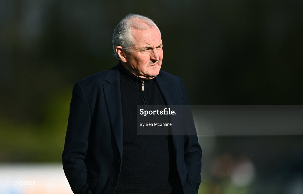 17 April 2026; Galway United manager John Caulfield before the SSE Airtricity Men's Premier Division match between Dundalk and Galway United at Oriel Park in Dundalk, Louth. Photo by Ben McShane/Sportsfile