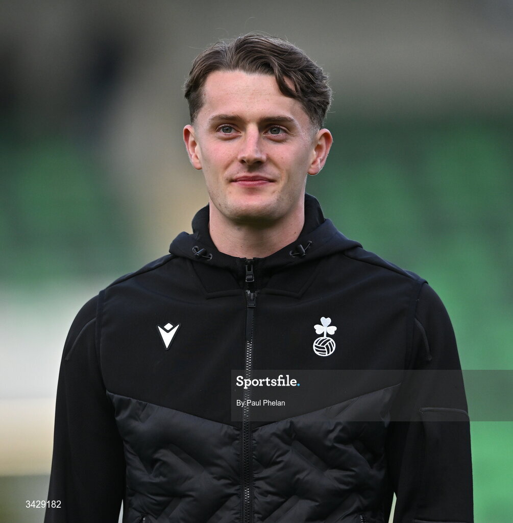 17 April 2026; John McGovern of Shamrock Rovers before the SSE Airtricity Men's Premier Division match between Shamrock Rovers and Bohemians at Tallaght Stadium in Dublin. Photo by Paul Phelan/Sportsfile