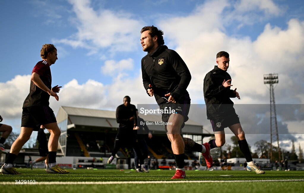 17 April 2026; Nicolas Chateau of Galway United before the SSE Airtricity Men's Premier Division match between Dundalk and Galway United at Oriel Park in Dundalk, Louth. Photo by Ben McShane/Sportsfile