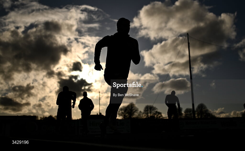 17 April 2026; Gianfranco Facchineri of Galway United before the SSE Airtricity Men's Premier Division match between Dundalk and Galway United at Oriel Park in Dundalk, Louth. Photo by Ben McShane/Sportsfile