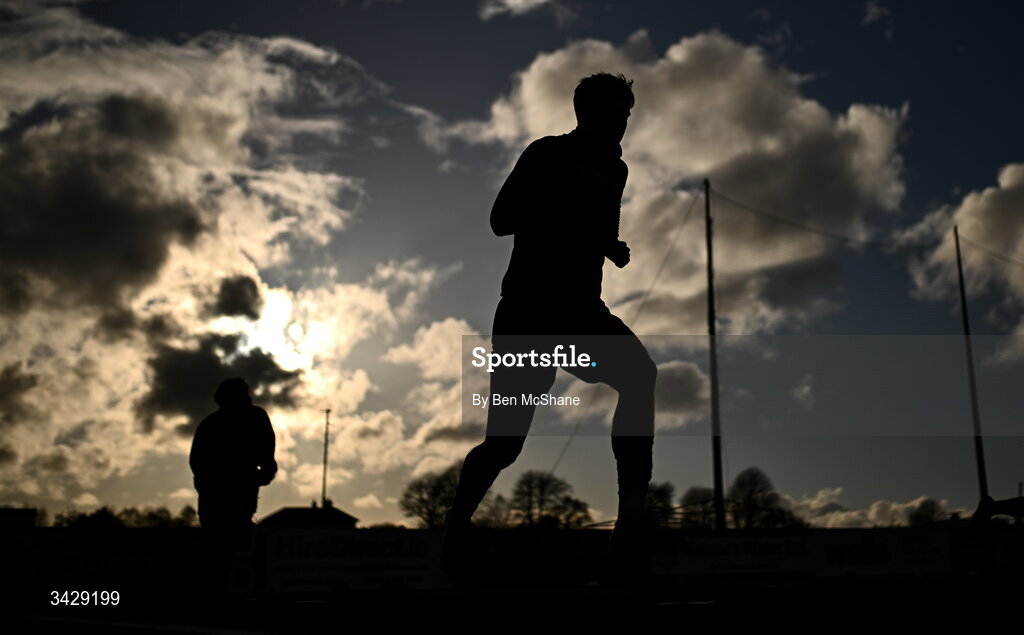 17 April 2026; Kris Twardek of Galway United before the SSE Airtricity Men's Premier Division match between Dundalk and Galway United at Oriel Park in Dundalk, Louth. Photo by Ben McShane/Sportsfile