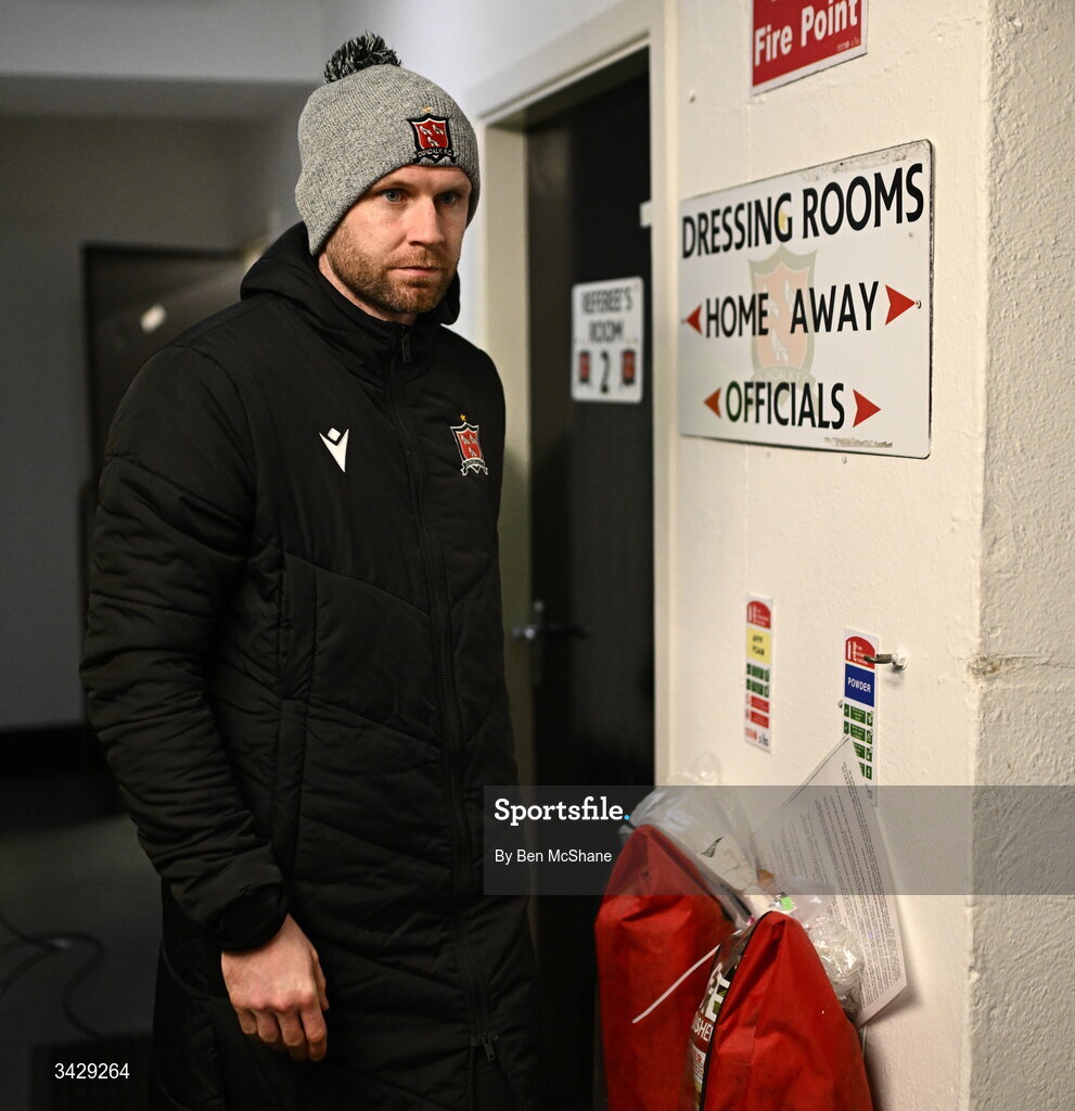 17 April 2026; Dundalk manager Ciaran Kilduff before the SSE Airtricity Men's Premier Division match between Dundalk and Galway United at Oriel Park in Dundalk, Louth. Photo by Ben McShane/Sportsfile