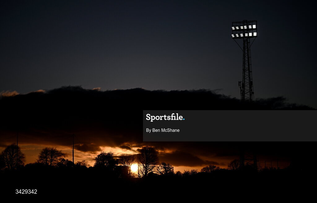 17 April 2026; A general view of Oriel Park during the SSE Airtricity Men's Premier Division match between Dundalk and Galway United at Oriel Park in Dundalk, Louth. Photo by Ben McShane/Sportsfile