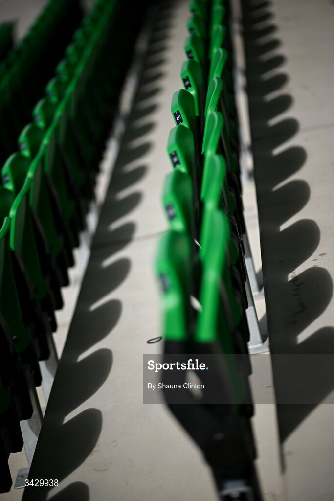 18 April 2026; A general view before the Women's Six Nations Rugby Championship match between Ireland and Italy at Dexcom Stadium in Galway. Photo by Shauna Clinton/Sportsfile