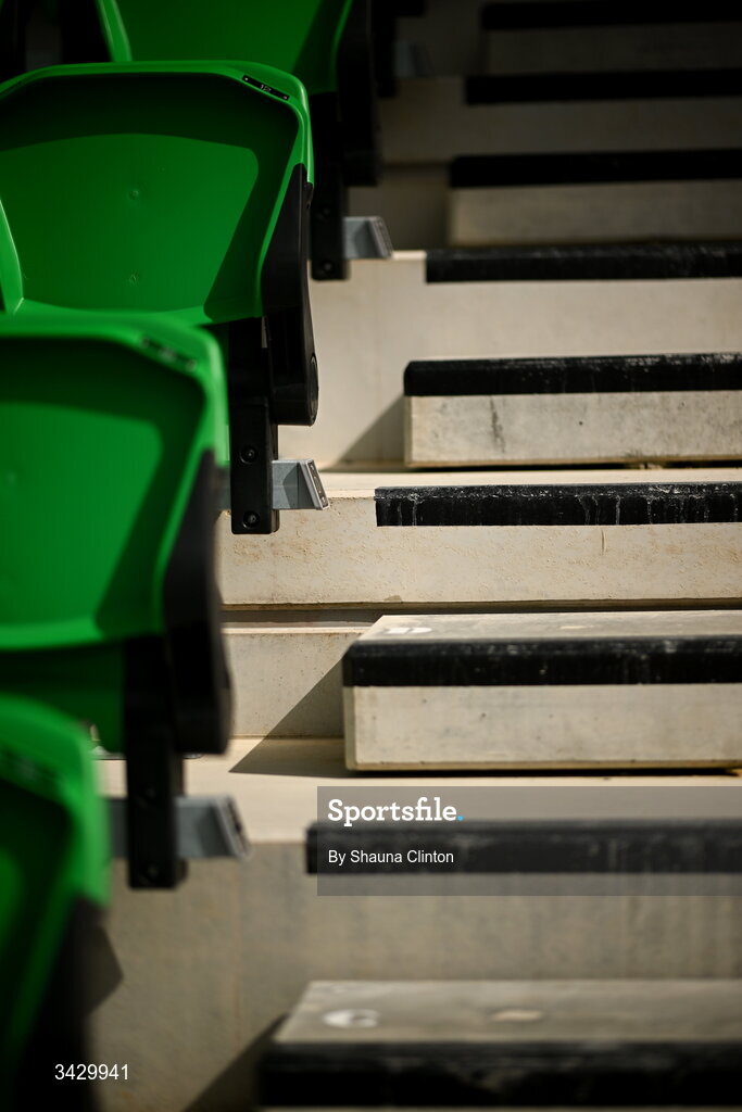 18 April 2026; A general view before the Women's Six Nations Rugby Championship match between Ireland and Italy at Dexcom Stadium in Galway. Photo by Shauna Clinton/Sportsfile