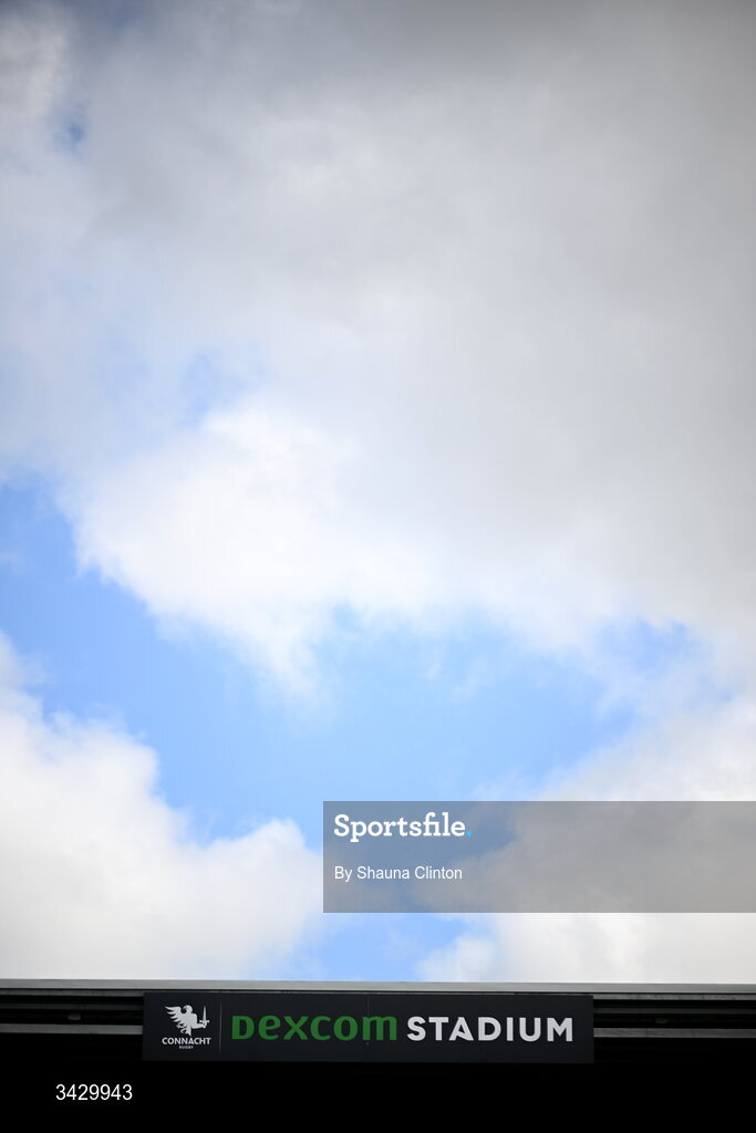 18 April 2026; A general view before the Women's Six Nations Rugby Championship match between Ireland and Italy at Dexcom Stadium in Galway. Photo by Shauna Clinton/Sportsfile