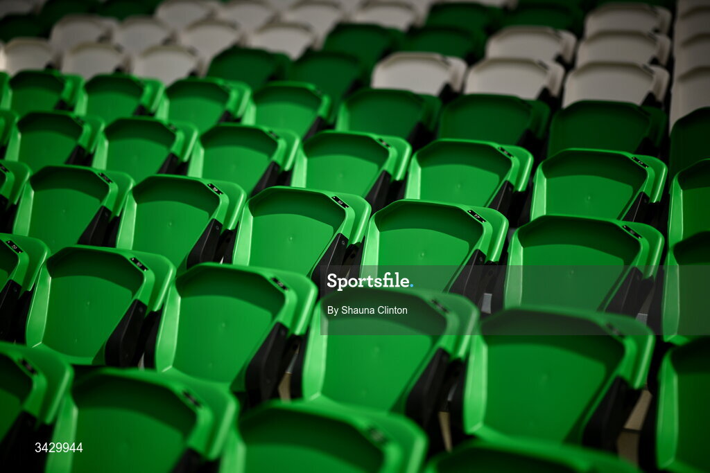 18 April 2026; A detailed view before the Women's U21 Six Nations Series match between Ireland and Italy at Dexcom Stadium in Galway. Photo by Shauna Clinton/Sportsfile