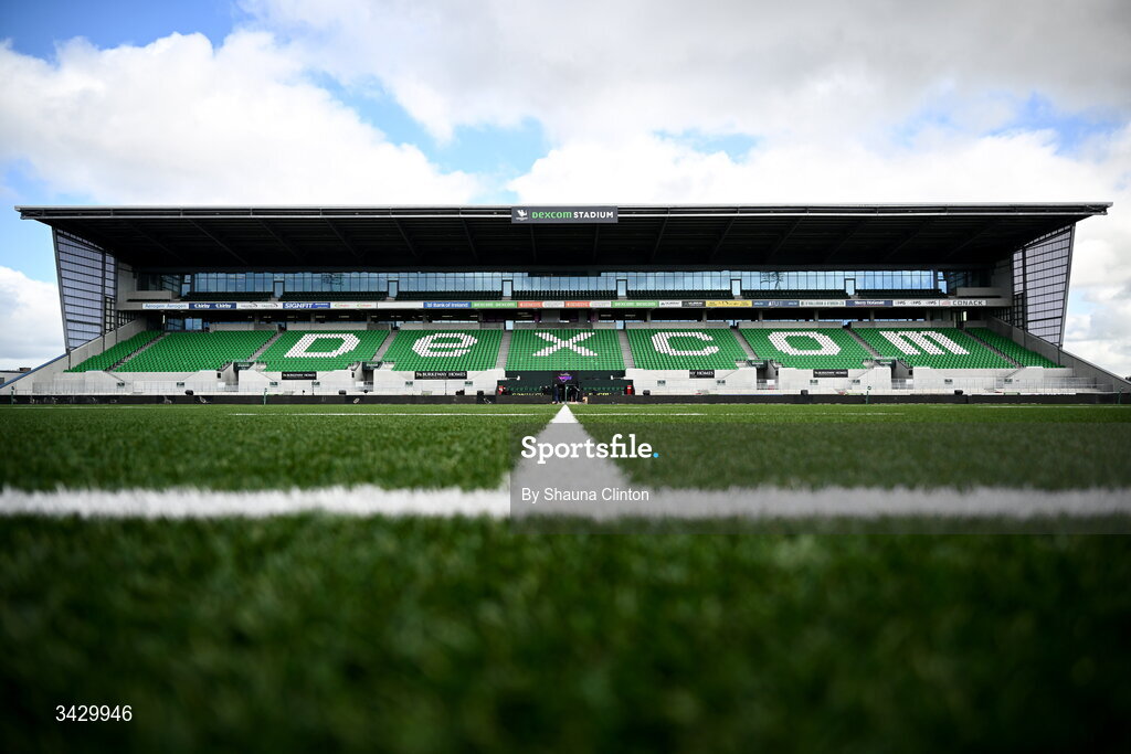 18 April 2026; A general view before the Women's Six Nations Rugby Championship match between Ireland and Italy at Dexcom Stadium in Galway. Photo by Shauna Clinton/Sportsfile