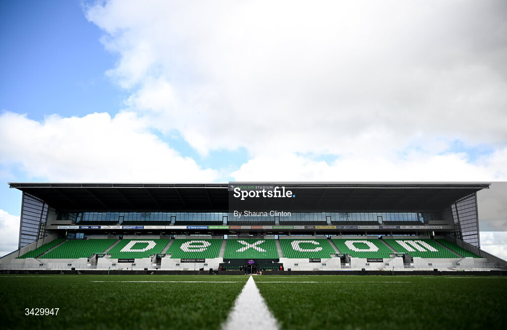 18 April 2026; A general view before the Women's U21 Six Nations Series match between Ireland and Italy at Dexcom Stadium in Galway. Photo by Shauna Clinton/Sportsfile