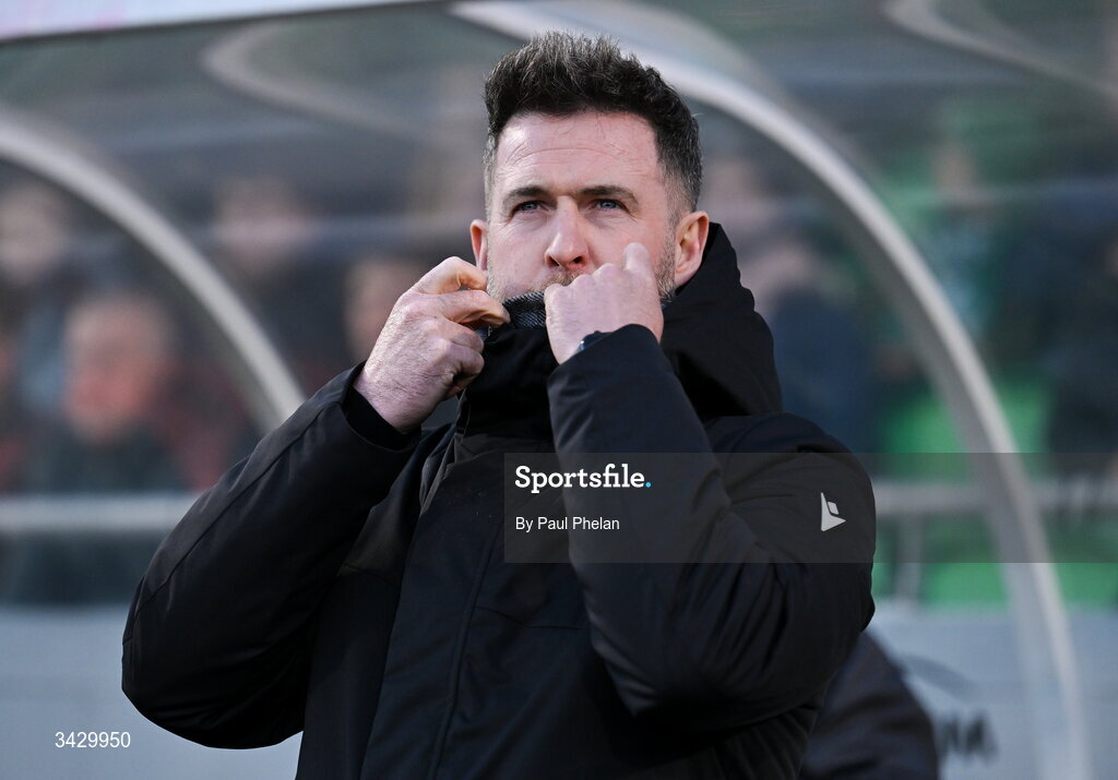 17 April 2026; Shamrock Rovers manager Stephen Bradley before the SSE Airtricity Men's Premier Division match between Shamrock Rovers and Bohemians at Tallaght Stadium in Dublin. Photo by Paul Phelan/Sportsfile