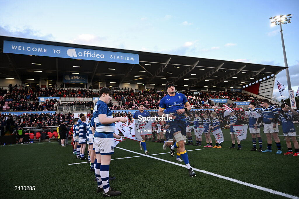 17 April 2026; Alex Soroka of Leinster before the United Rugby Championship match between Ulster and Leinster at Affidea Stadium in Belfast. Photo by Ramsey Cardy/Sportsfile