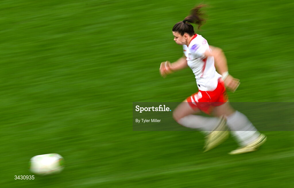 18 April 2026; Martyna Wiankowska of Poland during the 2027 FIFA Women’s World Cup Qualifier match between Republic of Ireland and Poland at the Aviva Stadium in Dublin. Photo by Tyler Miller/Sportsfile