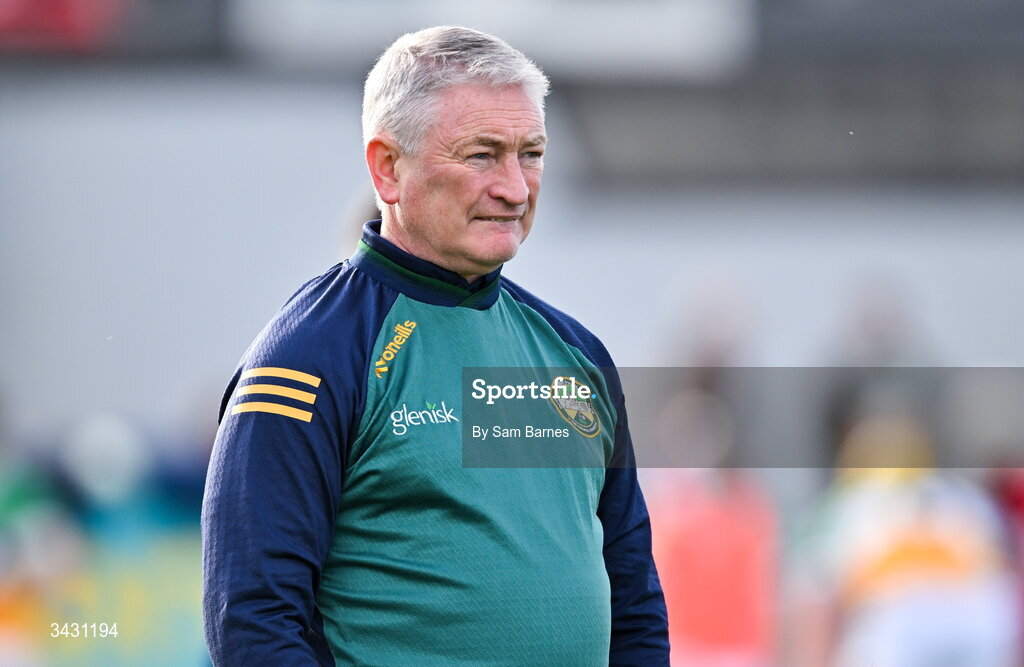 18 April 2026; Offaly manager Johnny Kelly before the Leinster GAA Senior Hurling Championship Round 1 match between Offaly and Dublin at Glenisk O'Connor Park in Tullamore, Offaly. Photo by Sam Barnes/Sportsfile