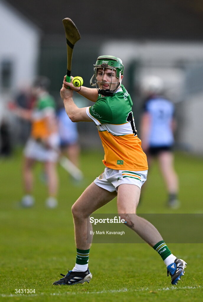 18 April 2026; Adam Screeney of Offaly in action against Dublin during the Leinster GAA Senior Hurling Championship Round 1 match between Offaly and Dublin at Glenisk O'Connor Park in Tullamore, Offaly. Photo by Mark Kavanagh/Sportsfile