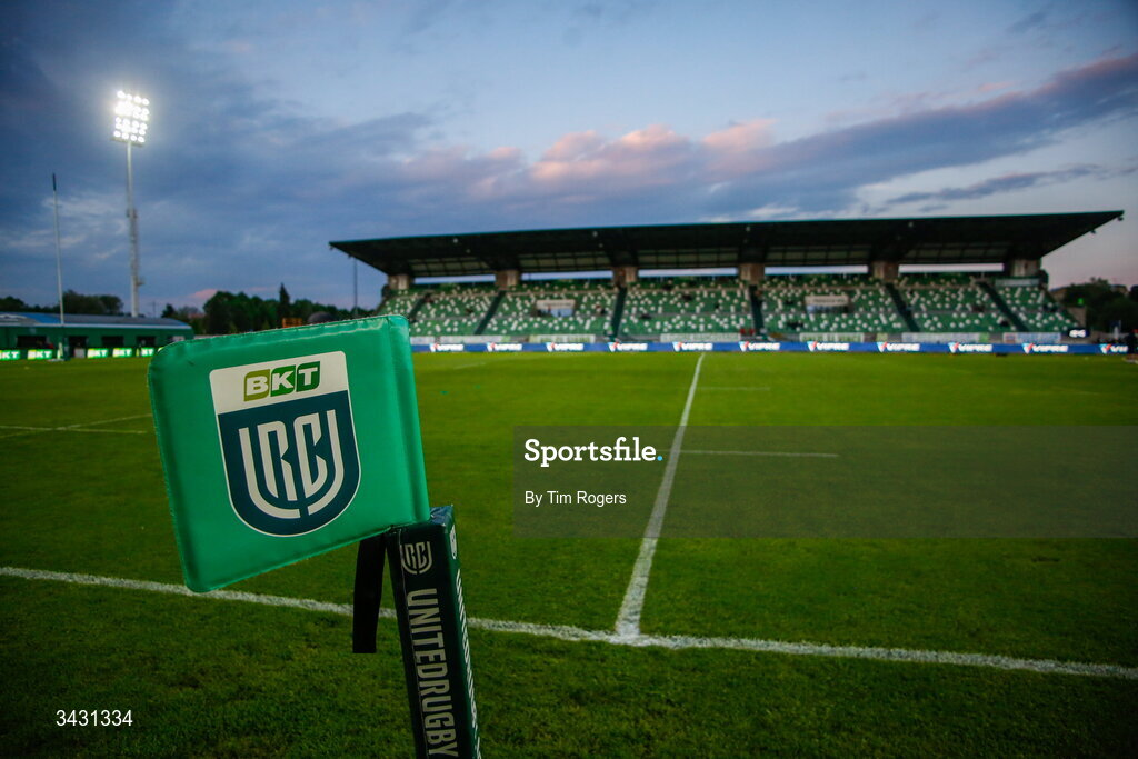 18 April 2026; A general view inside the stadium before the United Rugby Championship match between Benetton and Munster at Stadio Monigo in Treviso, Italy. Photo by Tim Rogers/Sportsfile
