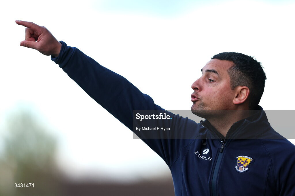 18 April 2026; Wexford manager Keith Rossiter during the Leinster GAA Senior Hurling Championship Round 1 match between Kildare and Wexford at Cedral St Conleth's Park in Newbridge, Kildare. Photo by Michael P Ryan/Sportsfile
