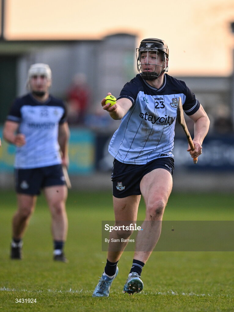 18 April 2026; Dónal Burke of Dublin during the Leinster GAA Senior Hurling Championship Round 1 match between Offaly and Dublin at Glenisk O'Connor Park in Tullamore, Offaly. Photo by Sam Barnes/Sportsfile