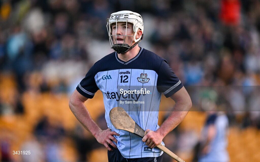 18 April 2026; Darragh Power of Dublin after the Leinster GAA Senior Hurling Championship Round 1 match between Offaly and Dublin at Glenisk O'Connor Park in Tullamore, Offaly. Photo by Sam Barnes/Sportsfile