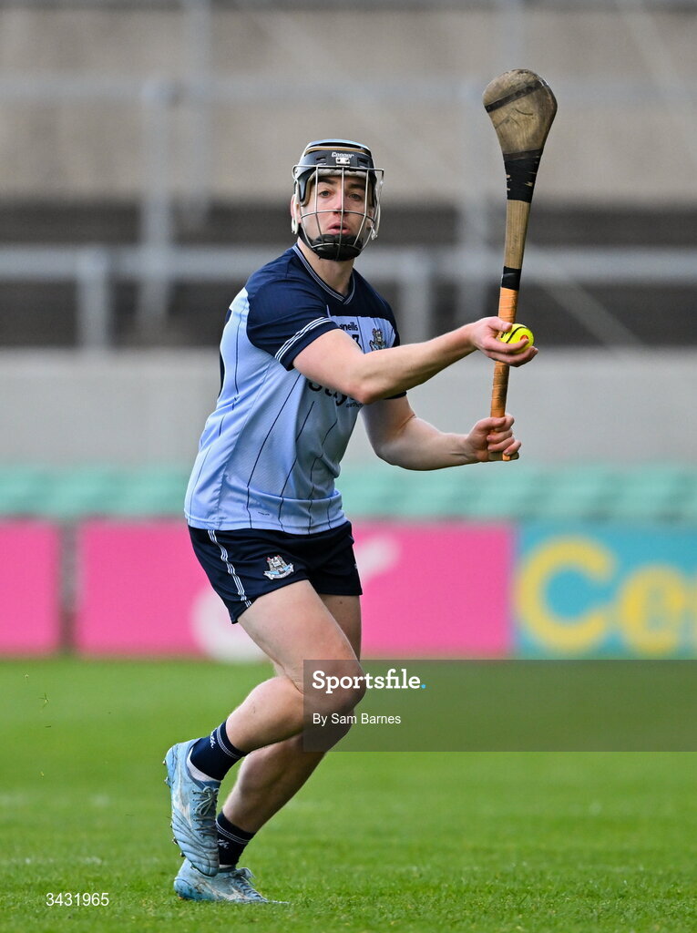 18 April 2026; Dónal Burke of Dublin during the Leinster GAA Senior Hurling Championship Round 1 match between Offaly and Dublin at Glenisk O'Connor Park in Tullamore, Offaly. Photo by Sam Barnes/Sportsfile