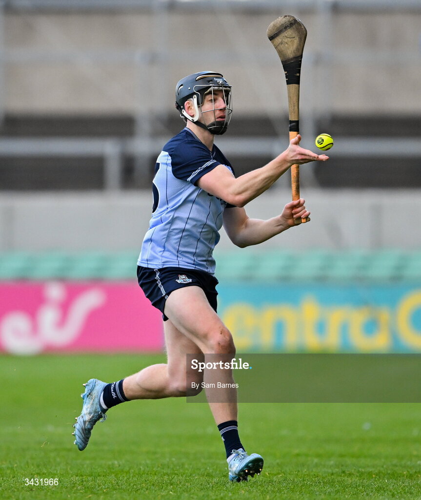 18 April 2026; Dónal Burke of Dublin during the Leinster GAA Senior Hurling Championship Round 1 match between Offaly and Dublin at Glenisk O'Connor Park in Tullamore, Offaly. Photo by Sam Barnes/Sportsfile