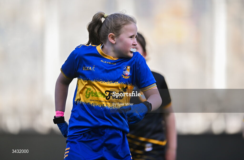 19 April 2026; Action from the 2026 LGFA Under 10 Go Games Festival Day at Croke Park in Dublin. Photo by Tyler Miller/Sportsfile
