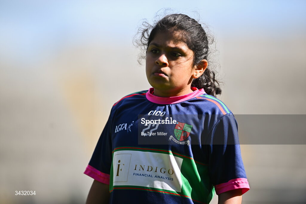 19 April 2026; Action from the 2026 LGFA Under 10 Go Games Festival Day at Croke Park in Dublin. Photo by Tyler Miller/Sportsfile