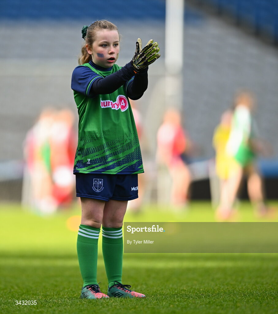 19 April 2026; Action from the 2026 LGFA Under 10 Go Games Festival Day at Croke Park in Dublin. Photo by Tyler Miller/Sportsfile
