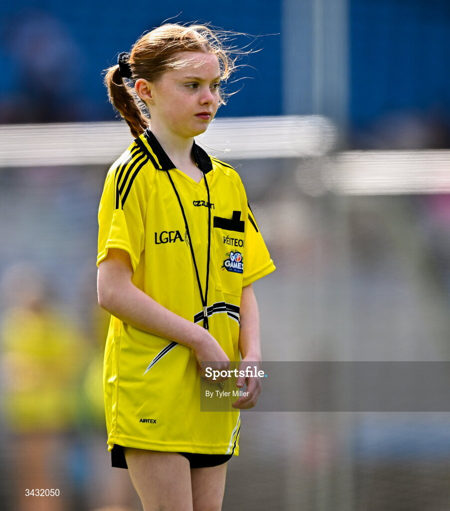 19 April 2026; Action from the 2026 LGFA Under 10 Go Games Festival Day at Croke Park in Dublin. Photo by Tyler Miller/Sportsfile