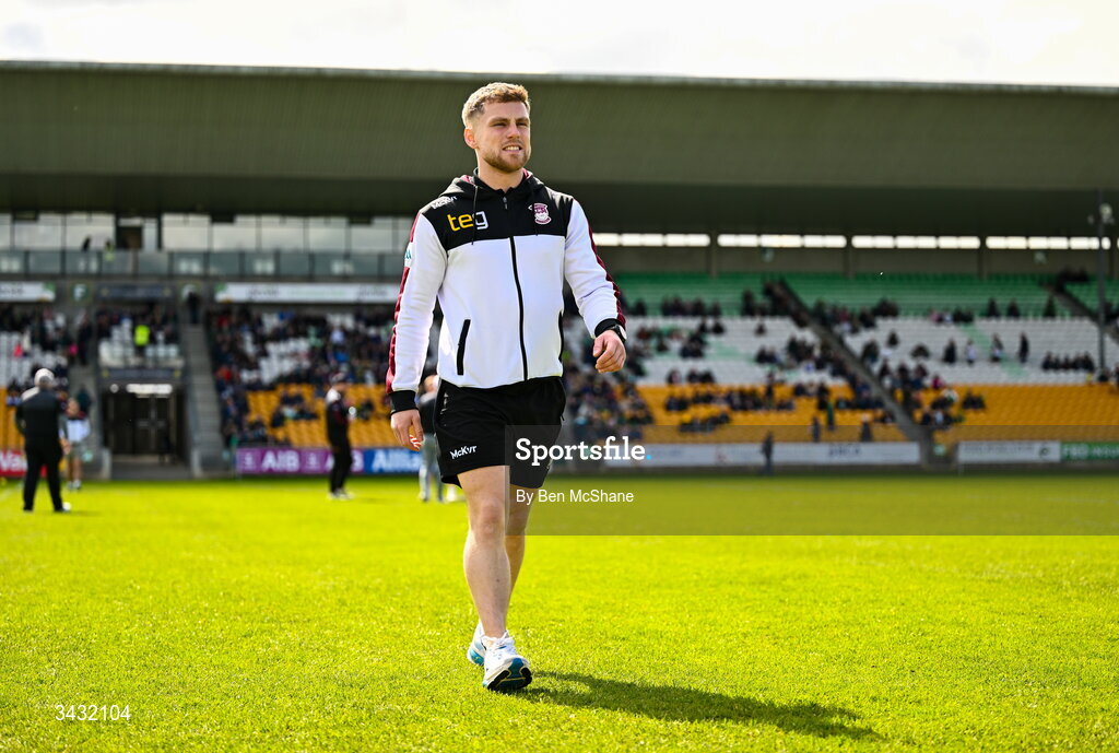 19 April 2026; Tom Molloy of Westmeath before the Leinster GAA Football Senior Championship quarter-final match between Meath and Westmeath at Glenisk O'Connor Park in Tullamore, Offaly. Photo by Ben McShane/Sportsfile
