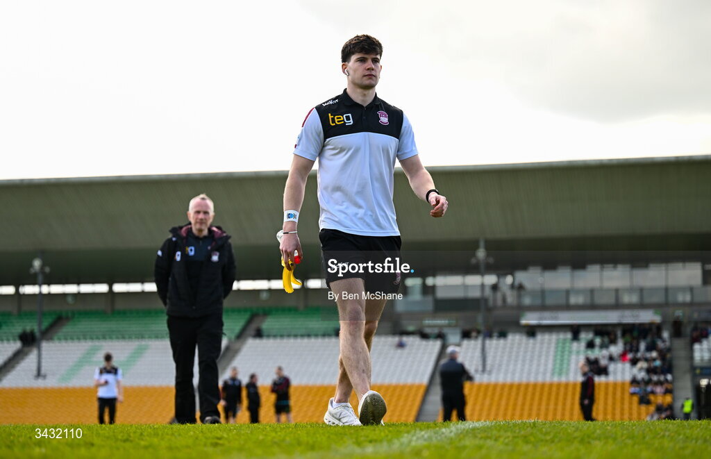 19 April 2026; Daniel Scahill of Westmeath before the Leinster GAA Football Senior Championship quarter-final match between Meath and Westmeath at Glenisk O'Connor Park in Tullamore, Offaly. Photo by Ben McShane/Sportsfile
