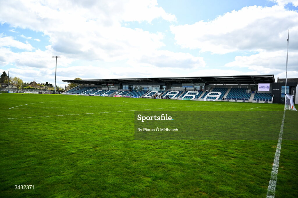 19 April 2026; A general view before the Leinster GAA Football Senior Championship quarter-final match between Kildare and Laois at Cedral St Conleths Park in Newbridge, Kildare. Photo by Piaras Ó Mídheach/Sportsfile