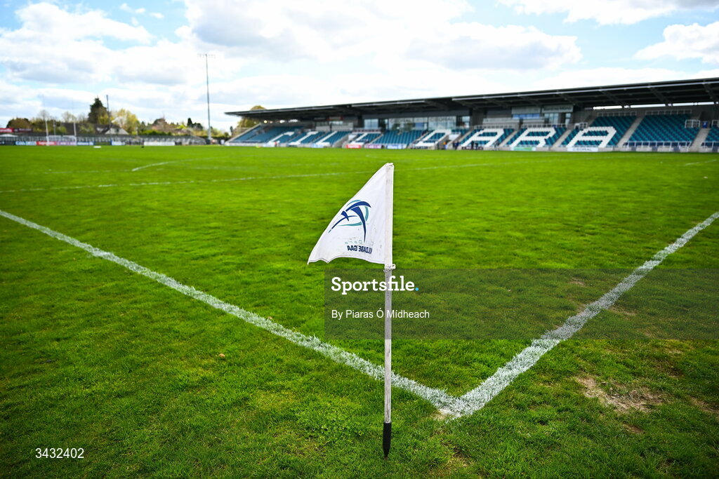19 April 2026; A general view before the Leinster GAA Football Senior Championship quarter-final match between Kildare and Laois at Cedral St Conleths Park in Newbridge, Kildare. Photo by Piaras Ó Mídheach/Sportsfile