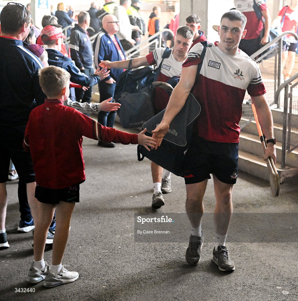 19 April 2026; Seán O’Donoghue of Cork arrives ahead of the Munster GAA Senior Hurling Championship Round 1 match between Tipperary and Cork at FBD Semple Stadium in Thurles, Tipperary. Photo by Daire Brennan/Sportsfile