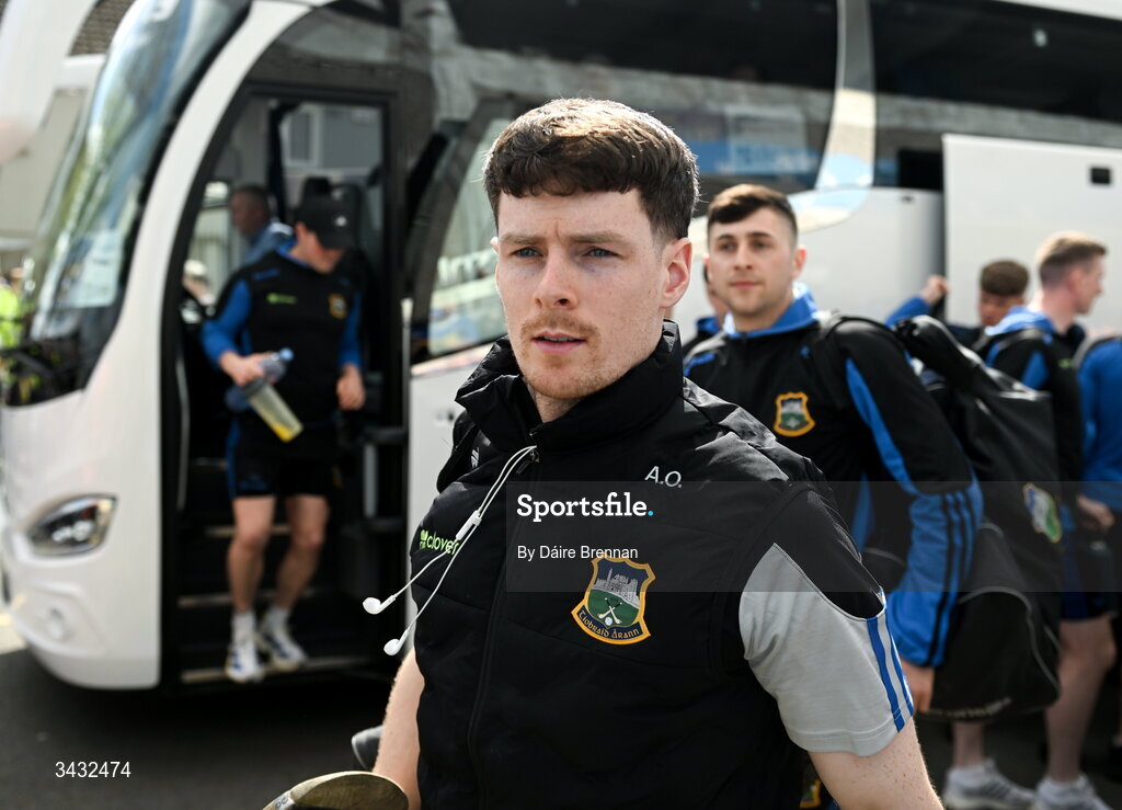 19 April 2026; Andrew Ormond of Tipperary arrives ahead of the Munster GAA Senior Hurling Championship Round 1 match between Tipperary and Cork at FBD Semple Stadium in Thurles, Tipperary. Photo by Daire Brennan/Sportsfile
