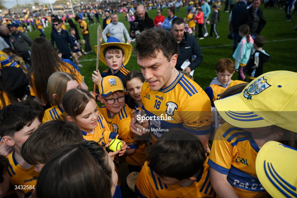 19 April 2026; Shane O'Donnell of Clare after the Munster GAA Senior Hurling Championship Round 1 match between Clare and Waterford at Zimmer Biomet Páirc Chíosóg in Ennis, Clare. Photo by Ray McManus/Sportsfile