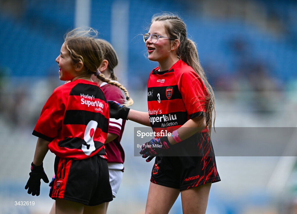 19 April 2026; Emily O'Sullivan of Cloyne, Cork, during the 2026 LGFA Under 10 Go Games Festival Day at Croke Park in Dublin. Photo by Tyler Miller/Sportsfile