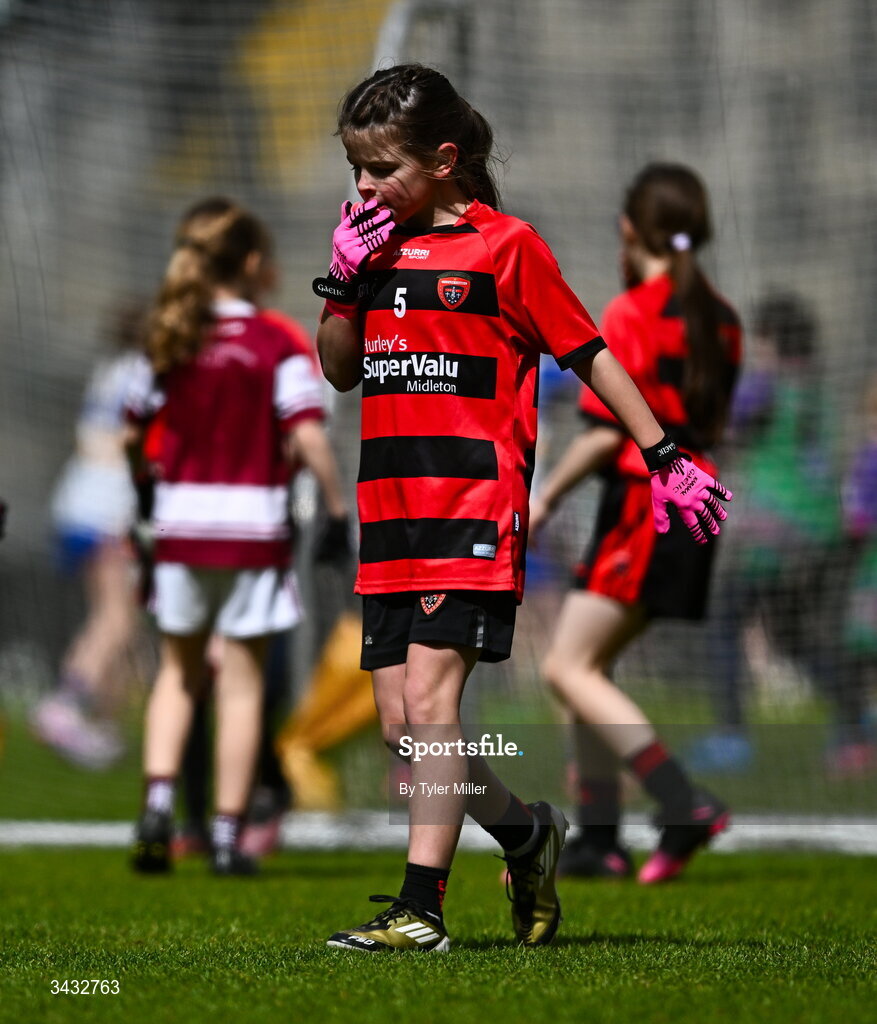 19 April 2026; Action from the 2026 LGFA Under 10 Go Games Festival Day at Croke Park in Dublin. Photo by Tyler Miller/Sportsfile