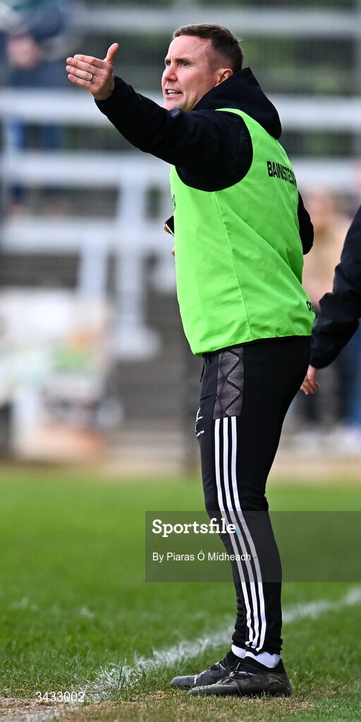 19 April 2026; Kildare manager Brian Flanagan during the Leinster GAA Football Senior Championship quarter-final match between Kildare and Laois at Cedral St Conleths Park in Newbridge, Kildare. Photo by Piaras Ó Mídheach/Sportsfile