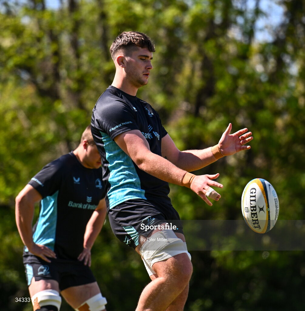 20 April 2026; Brian Deeny during a Leinster Rugby squad training session at Rosemount in UCD, Dublin. Photo by Tyler Miller/Sportsfile