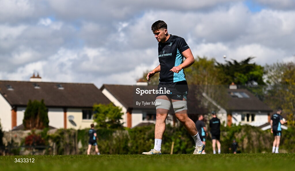 20 April 2026; Brian Deeny during a Leinster Rugby squad training session at Rosemount in UCD, Dublin. Photo by Tyler Miller/Sportsfile