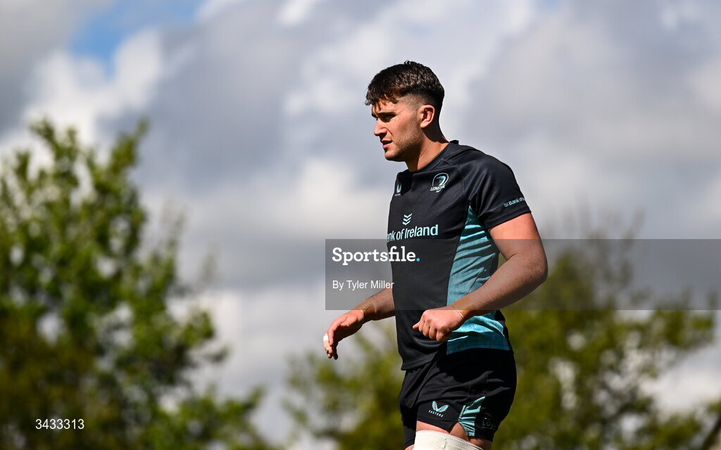 20 April 2026; Brian Deeny during a Leinster Rugby squad training session at Rosemount in UCD, Dublin. Photo by Tyler Miller/Sportsfile