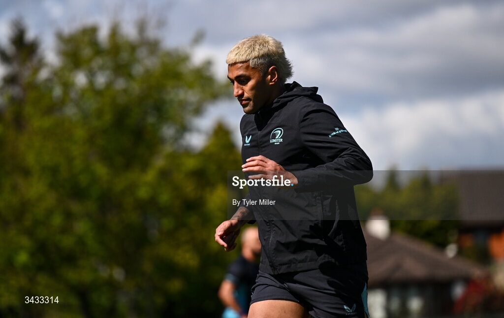 20 April 2026; Rieko Ioane during a Leinster Rugby squad training session at Rosemount in UCD, Dublin. Photo by Tyler Miller/Sportsfile
