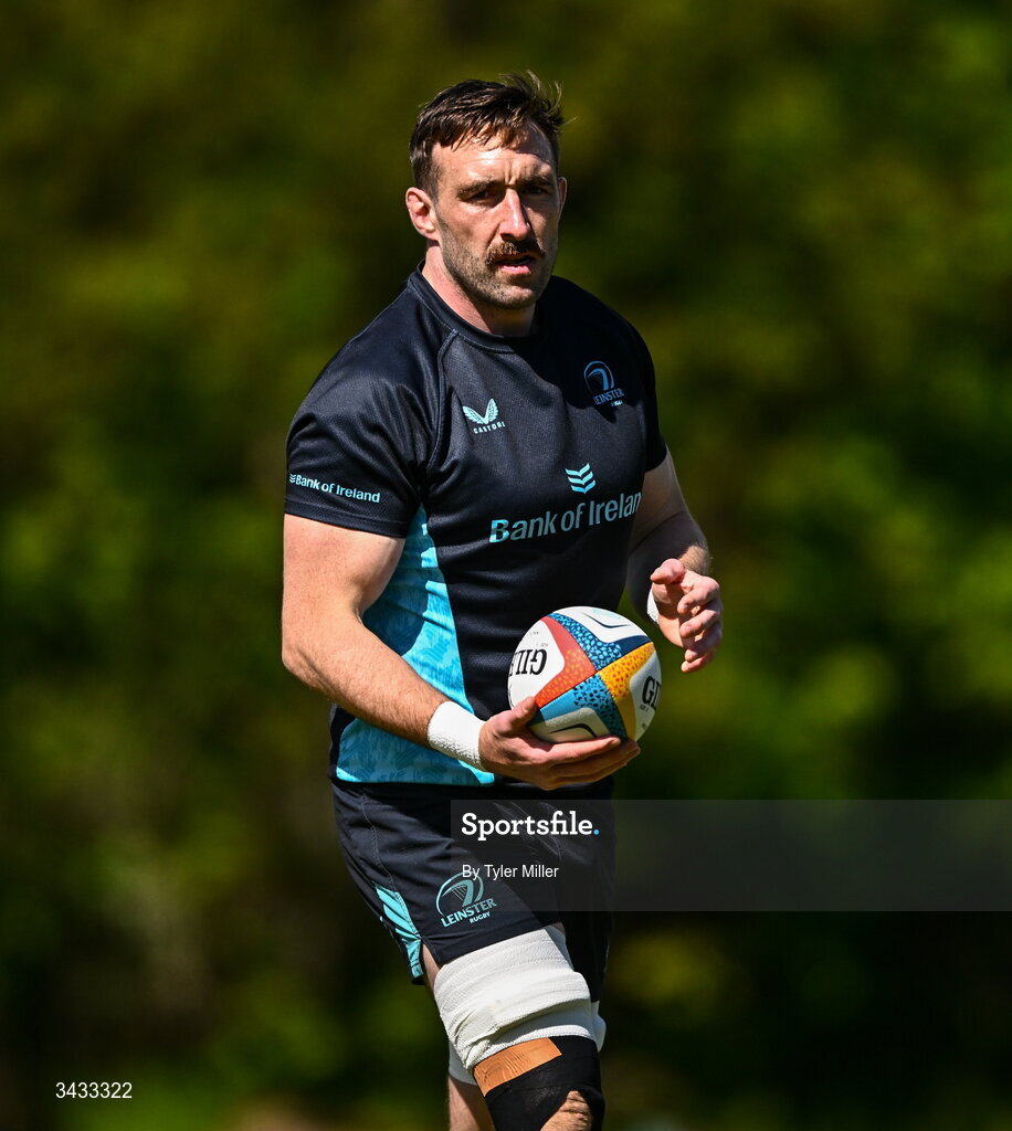 20 April 2026; Jack Conan during a Leinster Rugby squad training session at Rosemount in UCD, Dublin. Photo by Tyler Miller/Sportsfile
