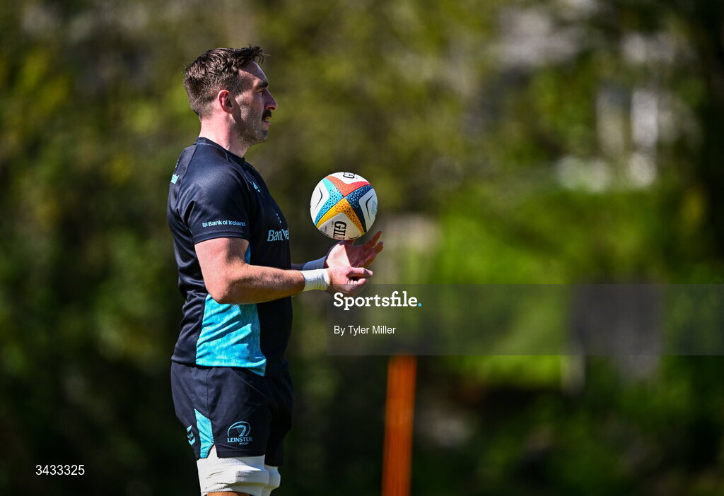 20 April 2026; Jack Conan during a Leinster Rugby squad training session at Rosemount in UCD, Dublin. Photo by Tyler Miller/Sportsfile